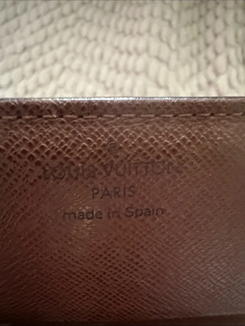Louis Vuitton Monogram Canvas Card Holder in Brown and Tan
